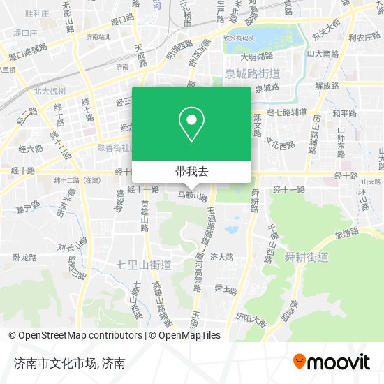济南市文化市场地图