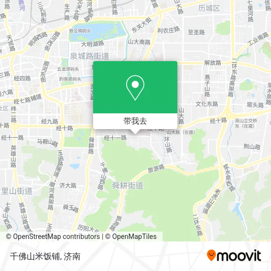 千佛山米饭铺地图