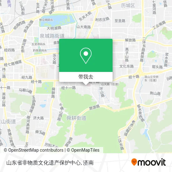 山东省非物质文化遗产保护中心地图