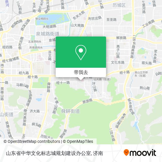 山东省中华文化标志城规划建设办公室地图