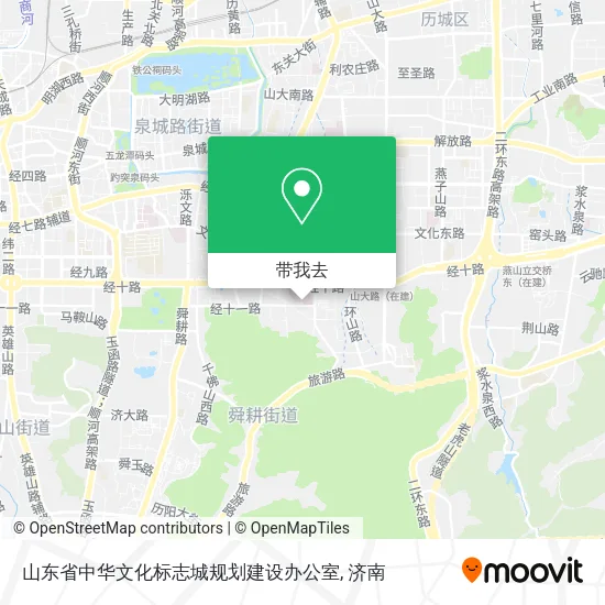 山东省中华文化标志城规划建设办公室地图
