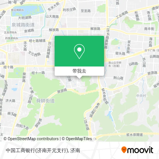 中国工商银行(济南开元支行)地图
