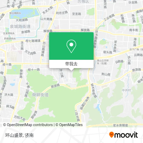 环山盛景地图