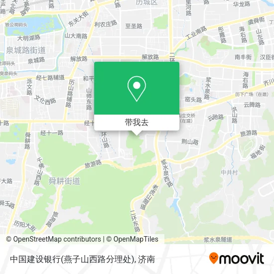 中国建设银行(燕子山西路分理处)地图