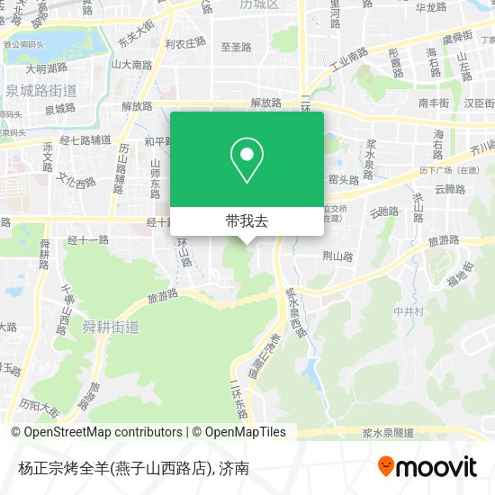 杨正宗烤全羊(燕子山西路店)地图