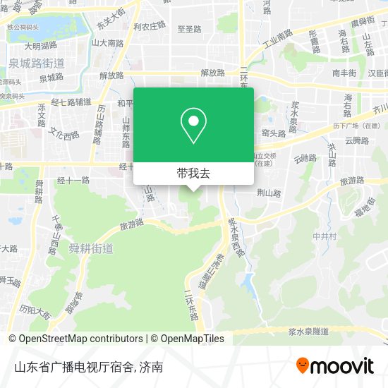 山东省广播电视厅宿舍地图