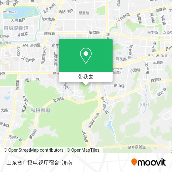 山东省广播电视厅宿舍地图
