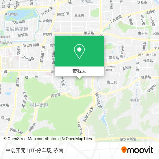 中创开元山庄-停车场地图