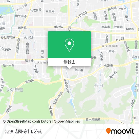 港澳花园-东门地图