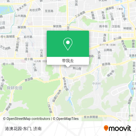 港澳花园-东门地图