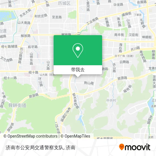 济南市公安局交通警察支队地图