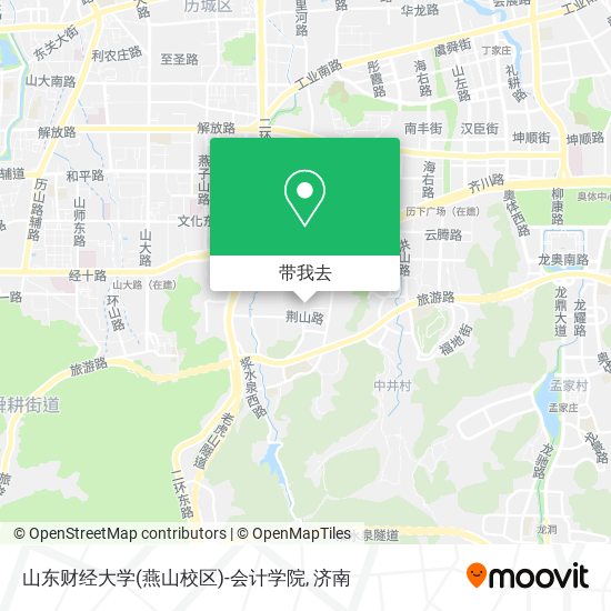山东财经大学(燕山校区)-会计学院地图