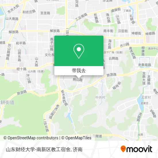 山东财经大学-南新区教工宿舍地图
