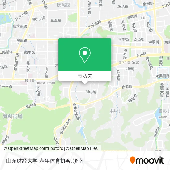 山东财经大学-老年体育协会地图