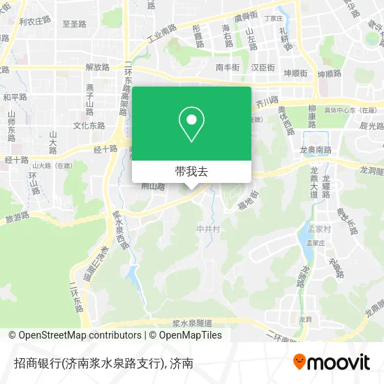 招商银行(济南浆水泉路支行)地图