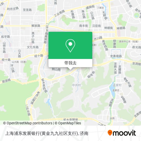 上海浦东发展银行(黄金九九社区支行)地图