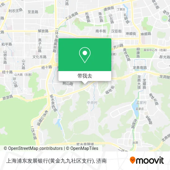 上海浦东发展银行(黄金九九社区支行)地图