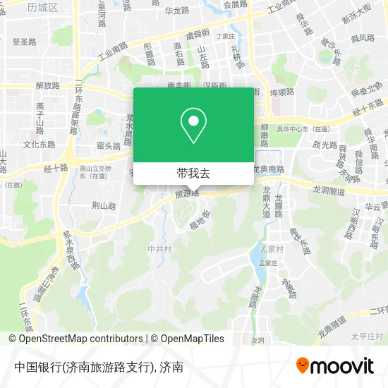 中国银行(济南旅游路支行)地图