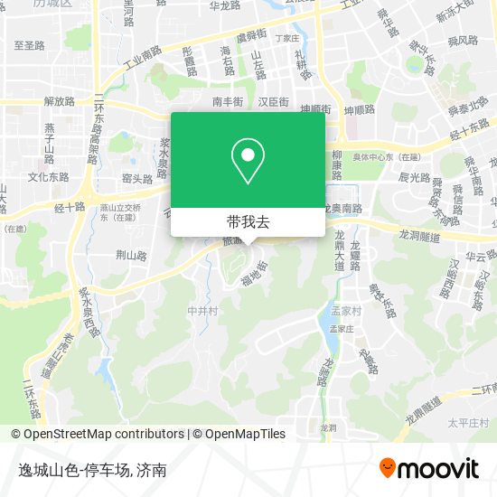 逸城山色-停车场地图