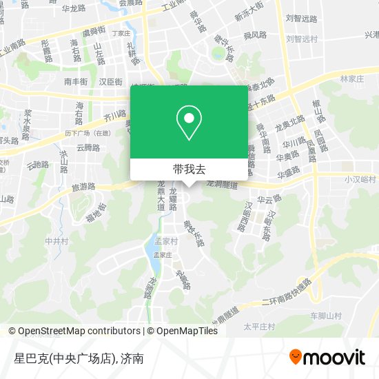 星巴克(中央广场店)地图