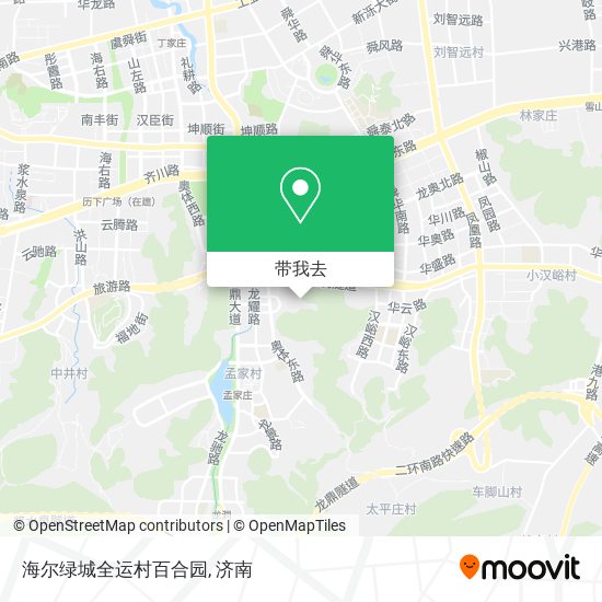 海尔绿城全运村百合园地图