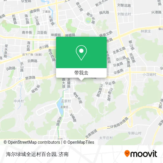 海尔绿城全运村百合园地图