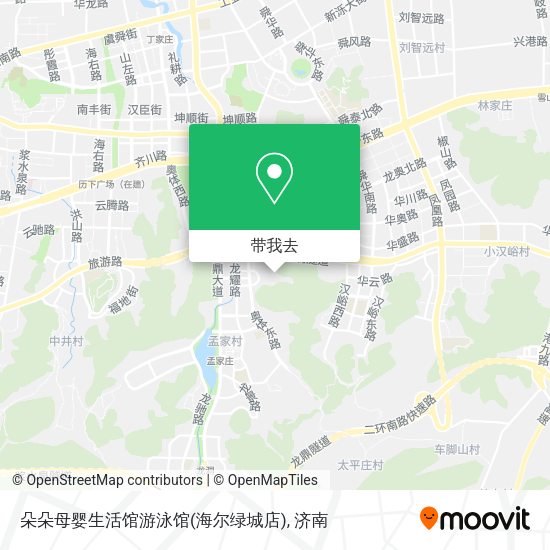 朵朵母婴生活馆游泳馆(海尔绿城店)地图