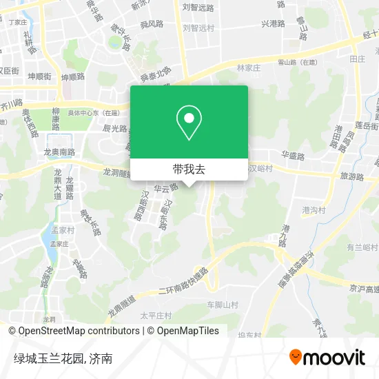 绿城玉兰花园地图