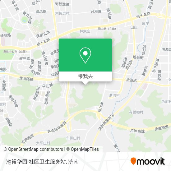 瀚裕华园-社区卫生服务站地图