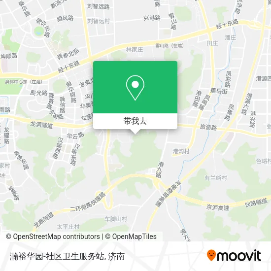 瀚裕华园-社区卫生服务站地图