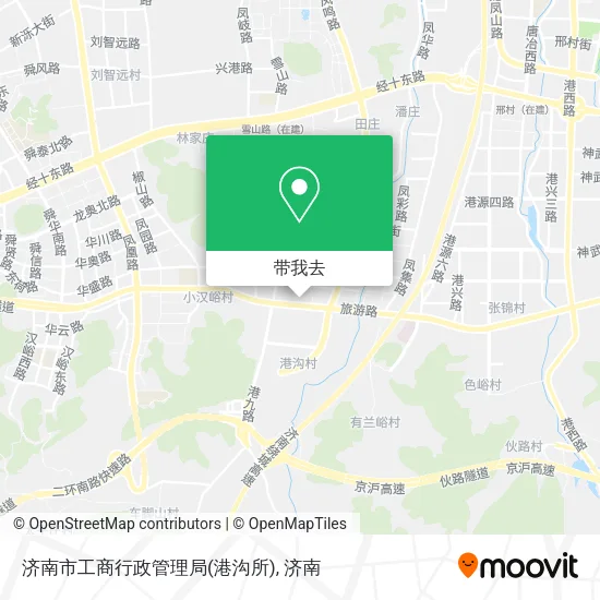 济南市工商行政管理局(港沟所)地图