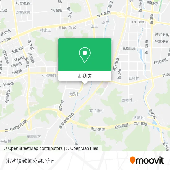 港沟镇教师公寓地图