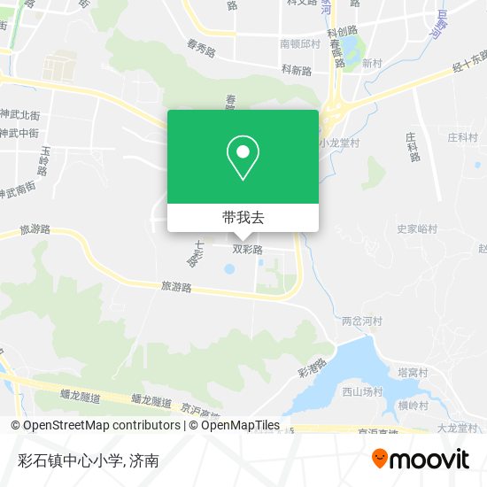 彩石镇中心小学地图