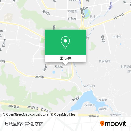 历城区鸿轩宾馆地图