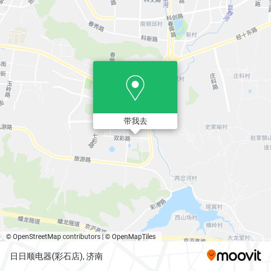 日日顺电器(彩石店)地图