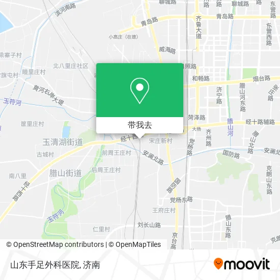 山东手足外科医院地图