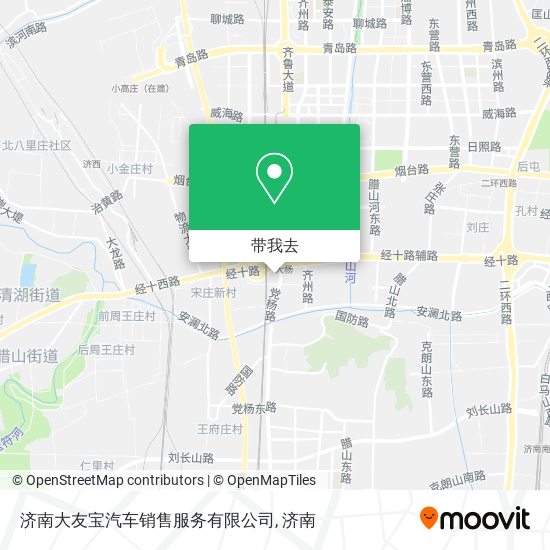 济南大友宝汽车销售服务有限公司地图