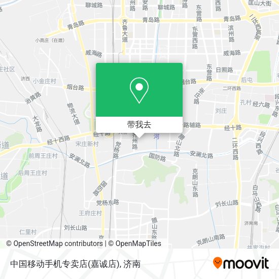 中国移动手机专卖店(嘉诚店)地图