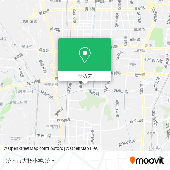 济南市大杨小学地图