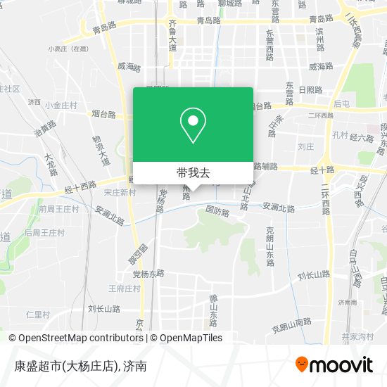 康盛超市(大杨庄店)地图