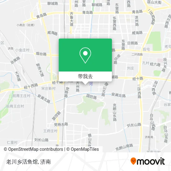 老川乡活鱼馆地图