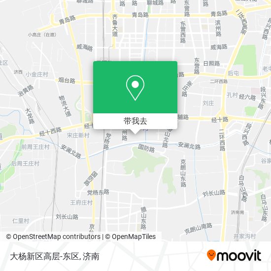 大杨新区高层-东区地图