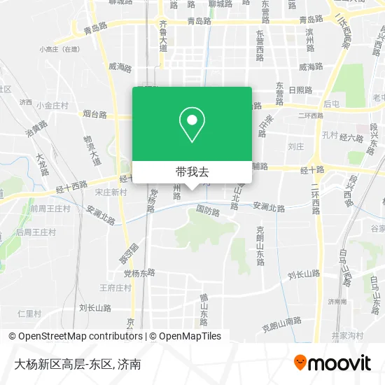 大杨新区高层-东区地图