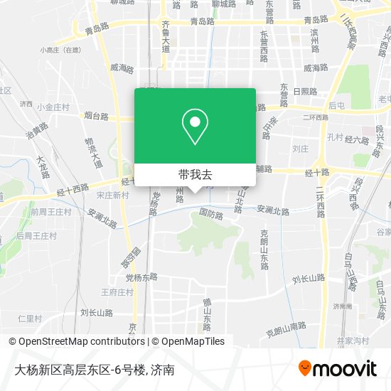 大杨新区高层东区-6号楼地图