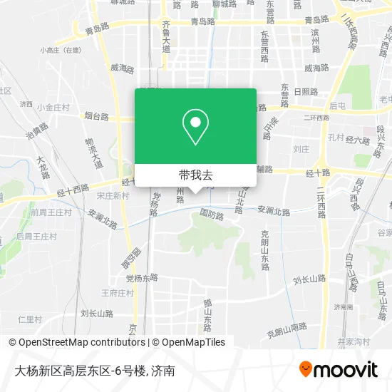 大杨新区高层东区-6号楼地图