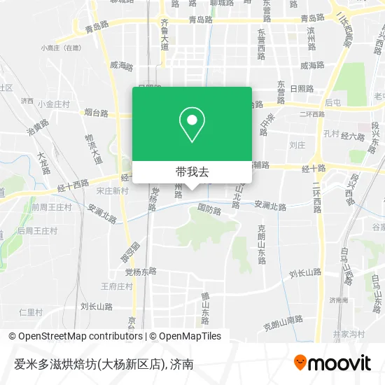 爱米多滋烘焙坊(大杨新区店)地图