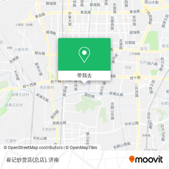 崔记炒货店(总店)地图