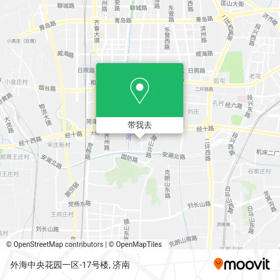 外海中央花园一区-17号楼地图