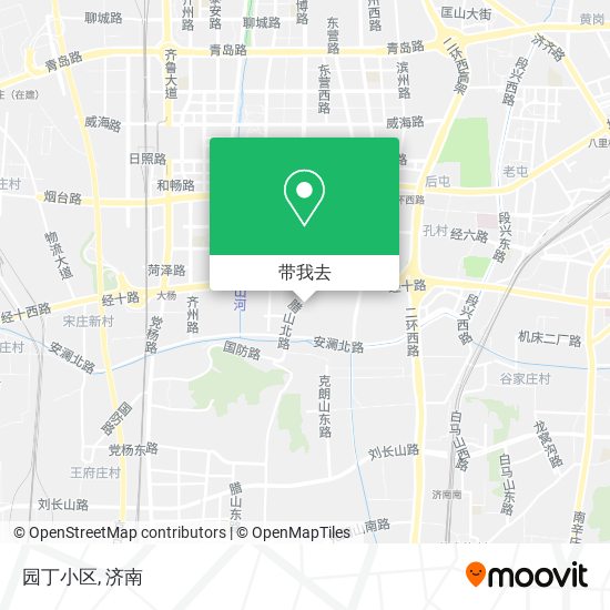 园丁小区地图