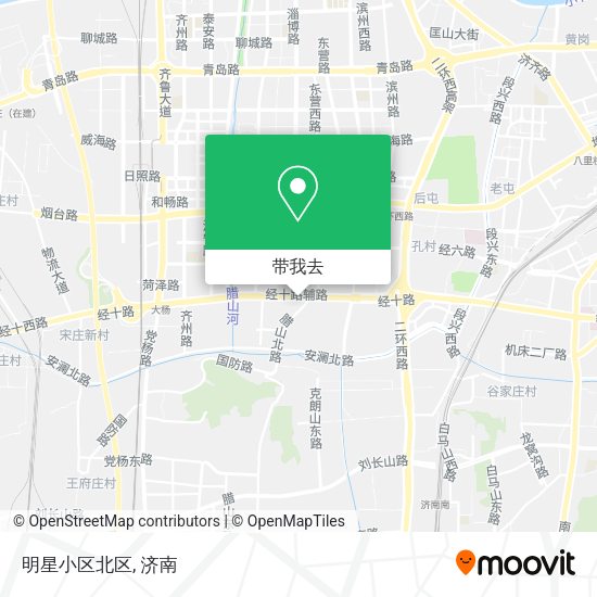 明星小区北区地图
